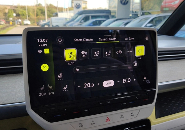 Volkswagen ID.Buzz cena 248250 przebieg: 6500, rok produkcji 2022 z Pajęczno małe 562